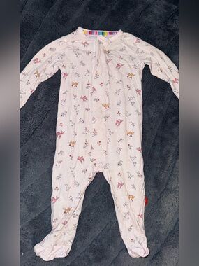 magnetic me pink baby woodland footies